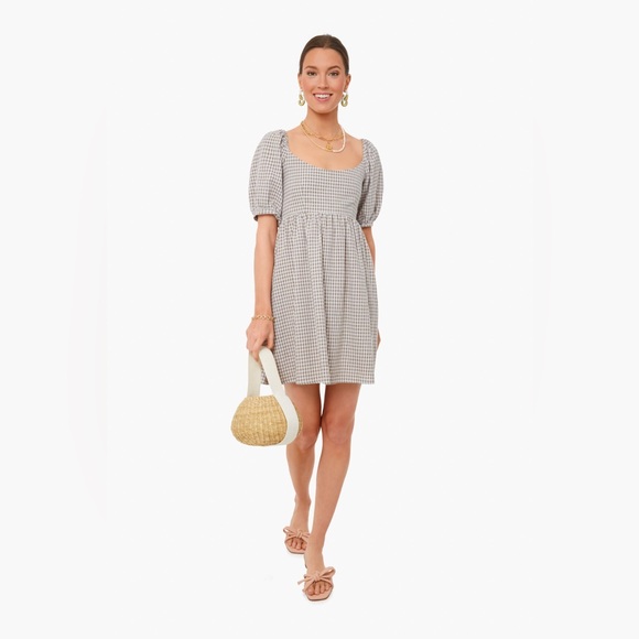 Pomander Place Beachwood Gingham Abigail Dress - Picture 1 of 7